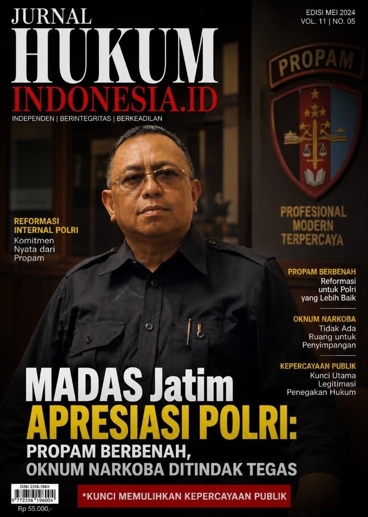 ABI MUNIF Ketua DPP MKE MADAS Jatim Apresiasi Polri: Propam Berbenah, Oknum Narkoba Ditindak Tegas*kunci memulihkan kepercayaan Publik 