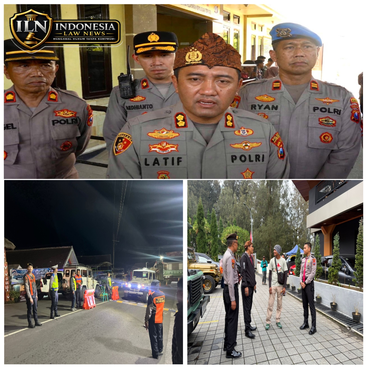 Polres Probolinggo Siagakan Personel Layanan Pengamanan Yadnya Kasada di Gunung Bromo