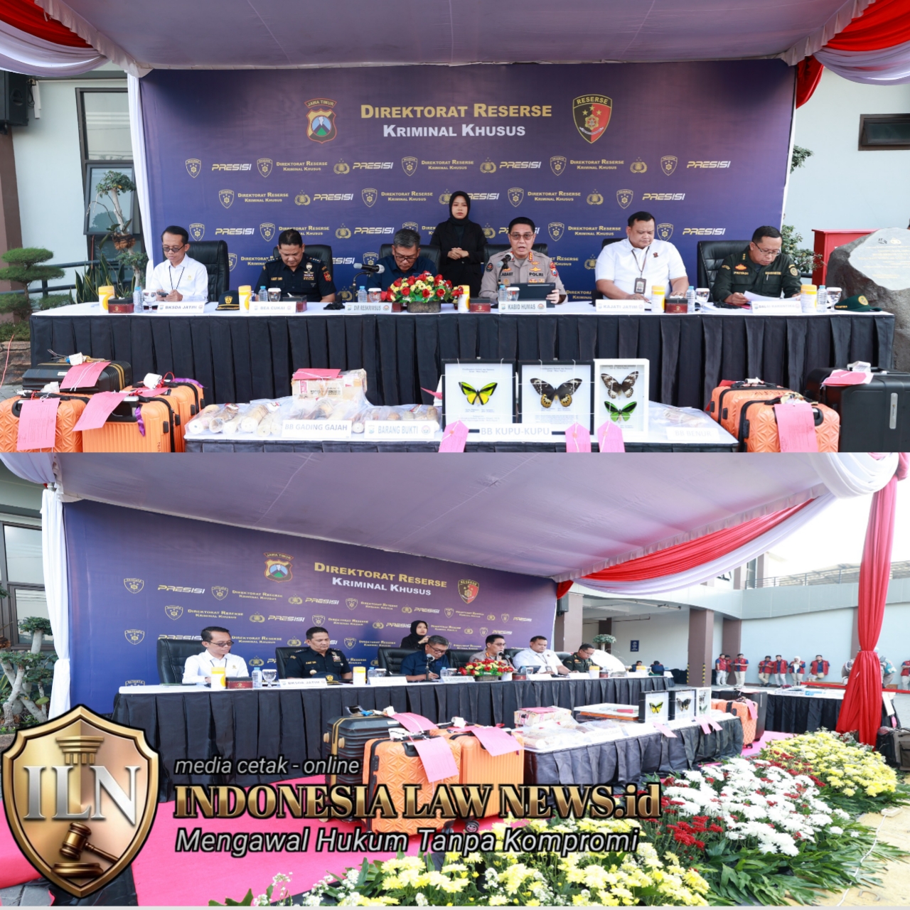 Polda Jatim Ungkap Tiga Kasus Kejahatan Sumber Daya Alam, Empat Tersangka Diamankan